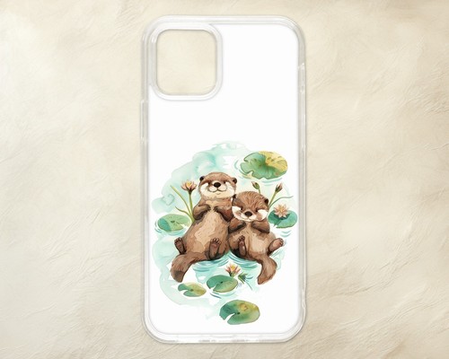 Aquarell niedliche otter - niedliche,